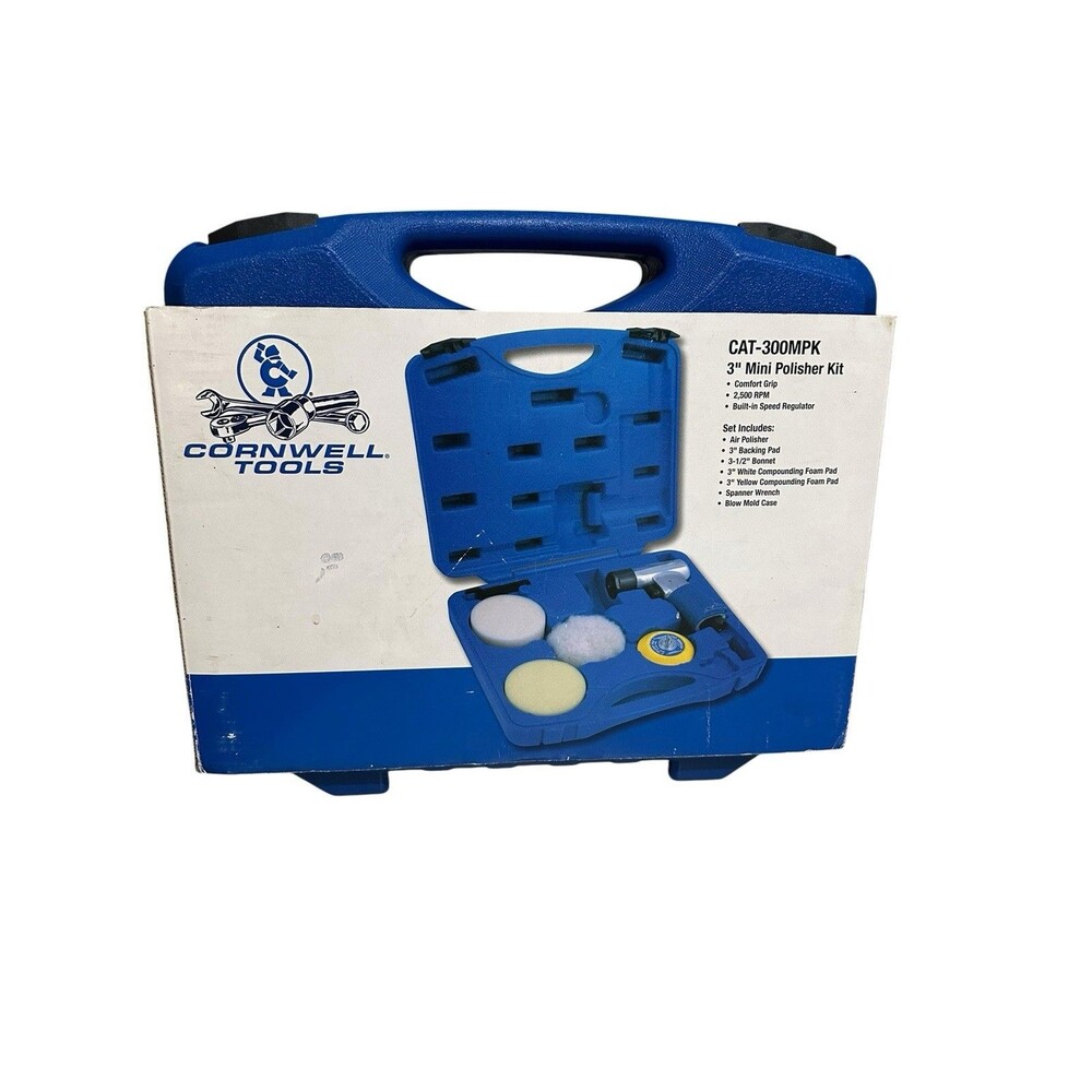 Cornwell Tools CAT-300MPK 3" MINI POLISHER KIT AIR POWERED